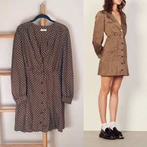 Sandro Short Printed Dress